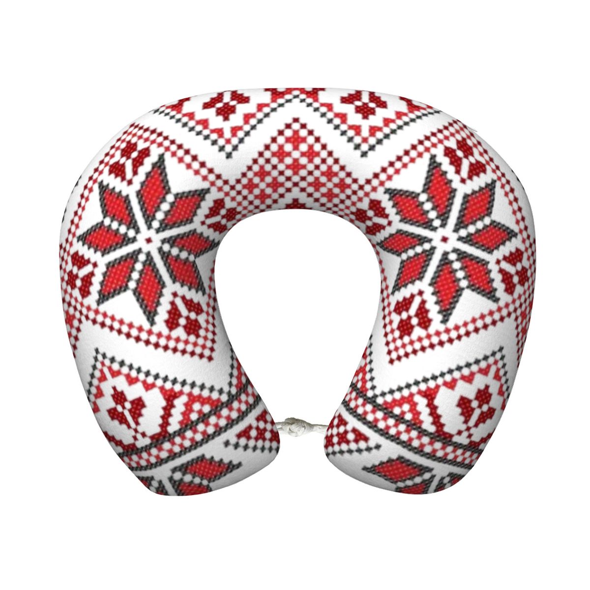 Palestinian Tatreez print Travel Neck Pillow