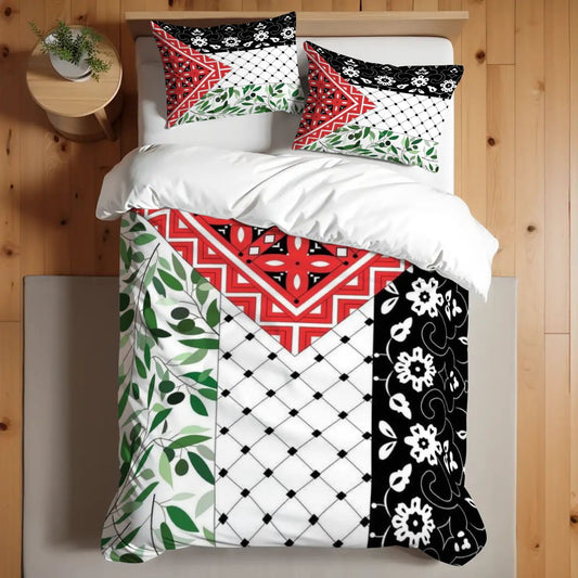 Palestinian Flag Child Twin Duvet Cover Set 68"x86"
