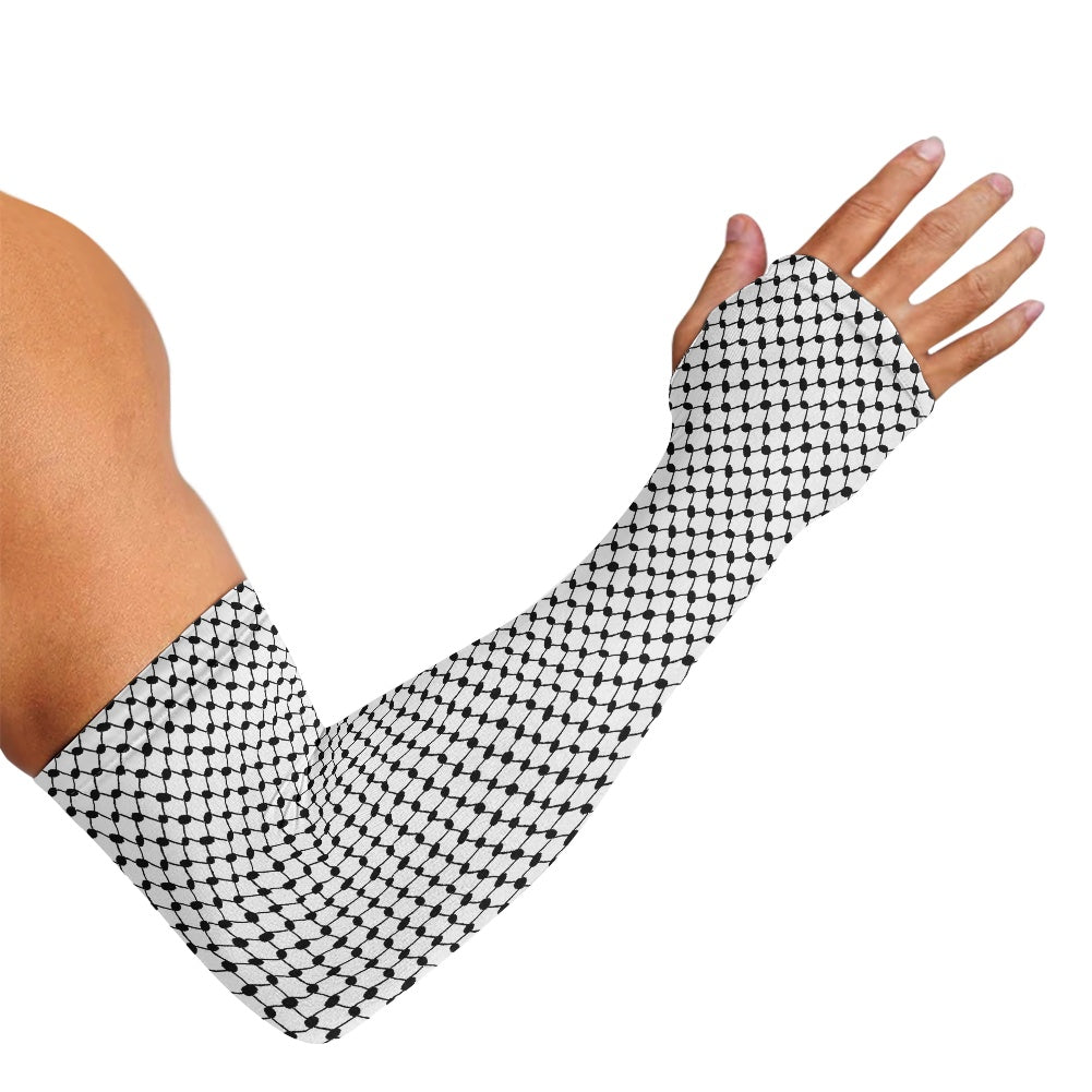 Palestinian Kuffiyeh Sun protection Sleeve（2 pack）