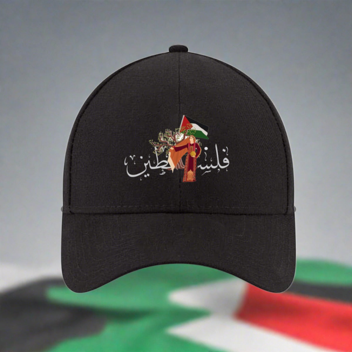 Palestinian baseball cap, Palestinian Flag cap, cotton