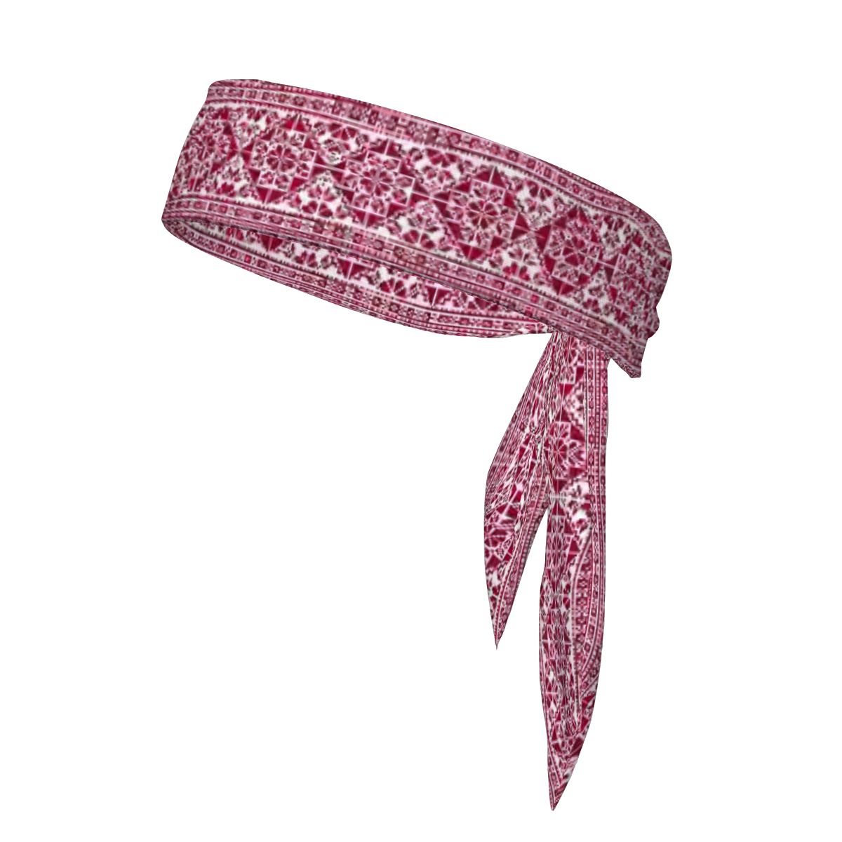Tatreez Print Palestinian Print Tie Headband