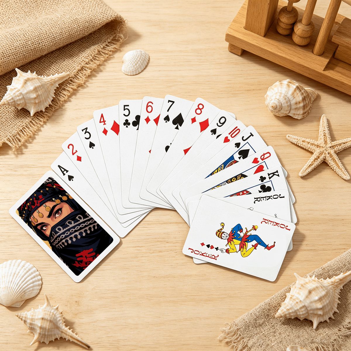 Bedouin Playing Cards (Single-Sided Design)