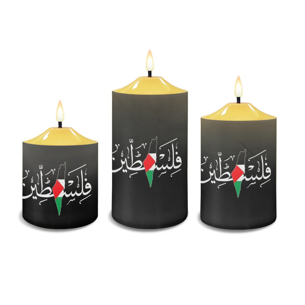 Palestinian Bullet candles (set of 3), Henna, Wedding, Home Decor