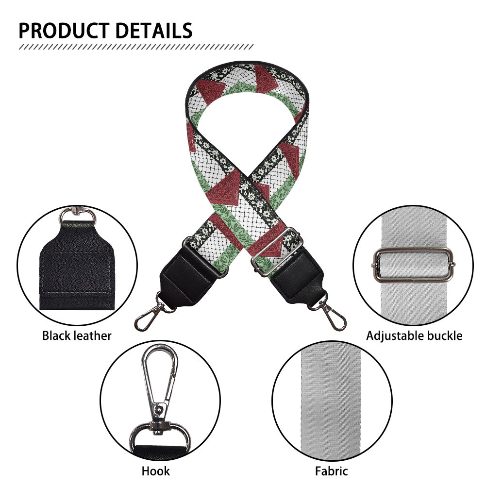 Palestinian Flag Women's Bag strap