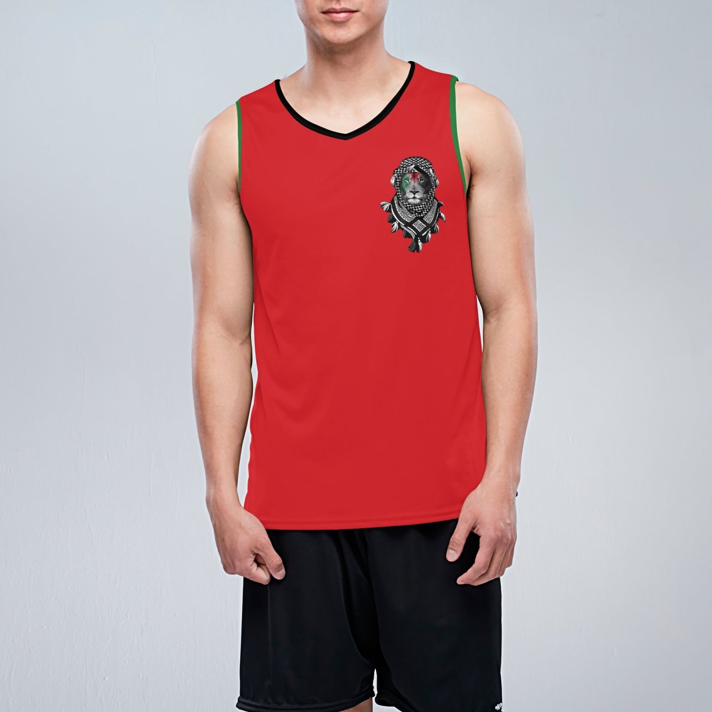 Palestinian Lion Adults Basketball Jersey, Sports shirt