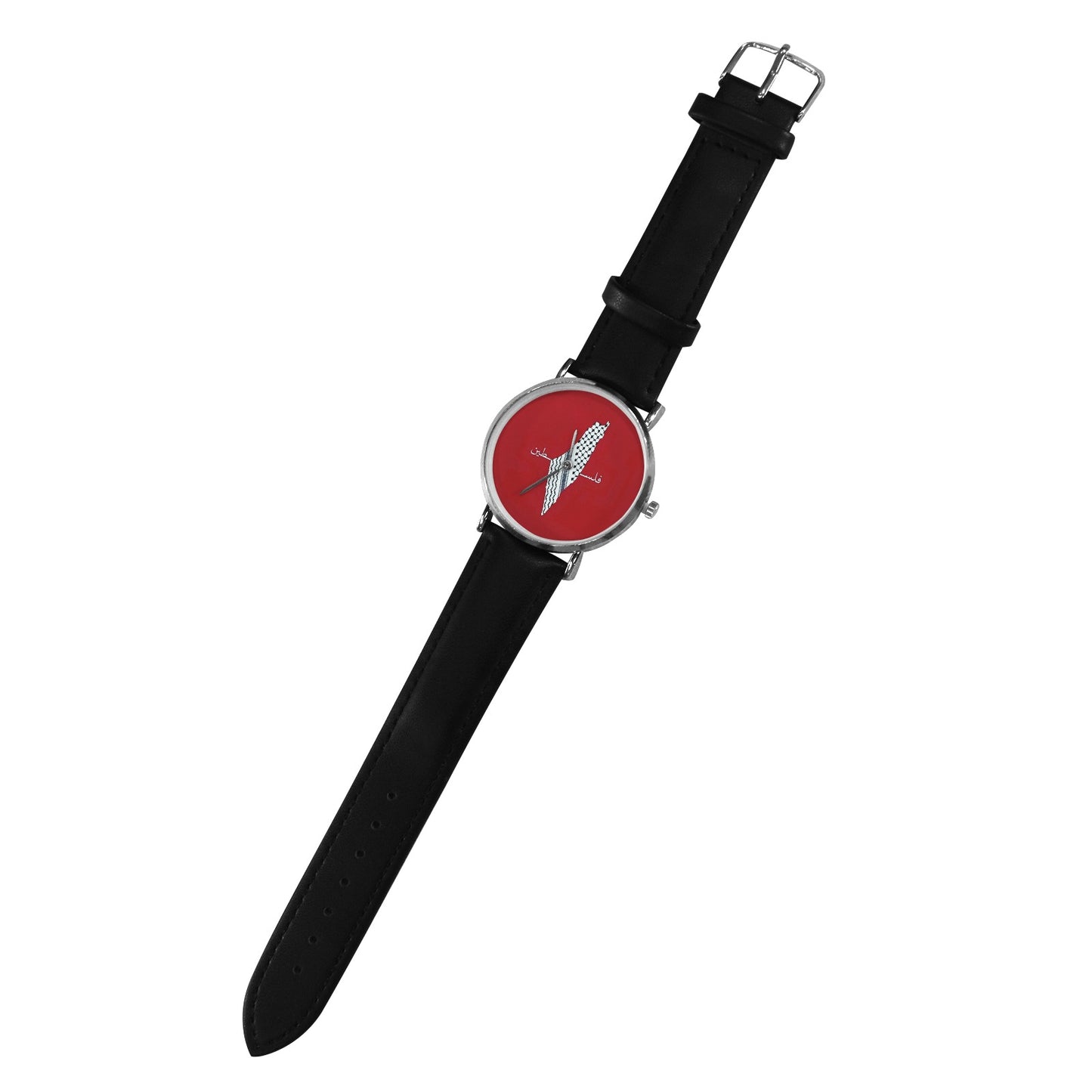 Palestine Watch Classic Leather Strap Watch