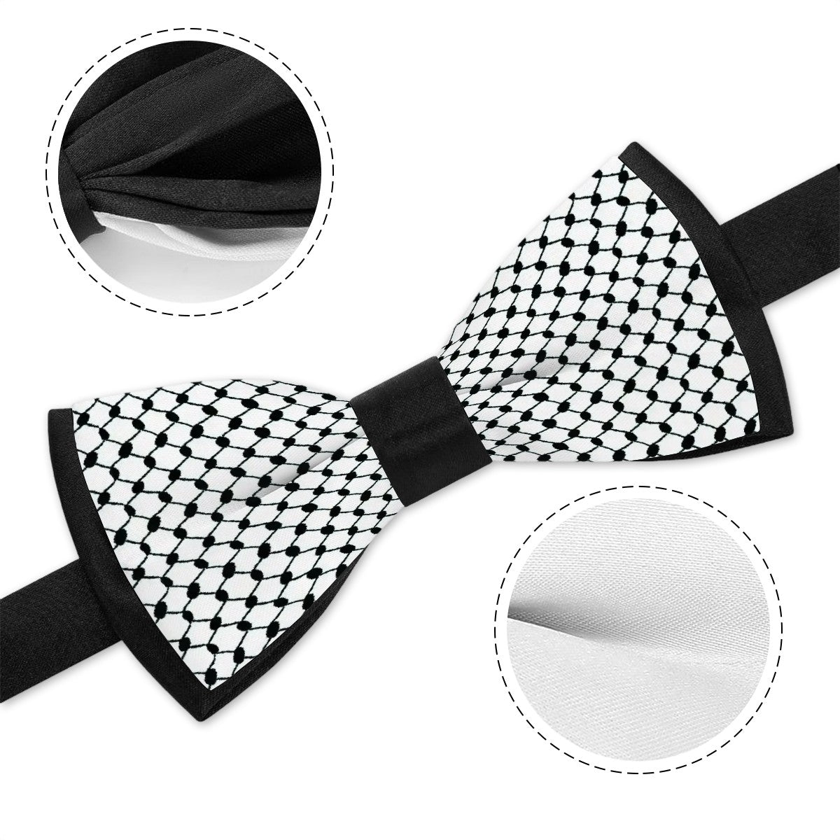 Keffiyeh Bow Ties for Men