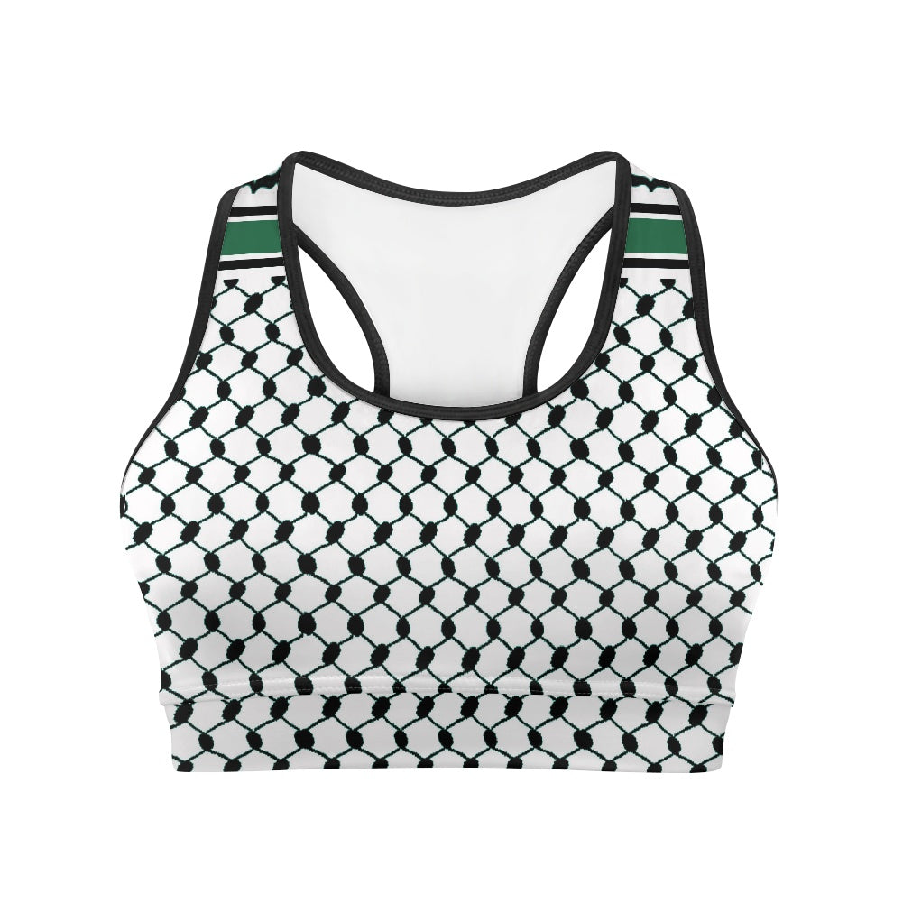 Palestinian Kuffiyeh print Sports Vest