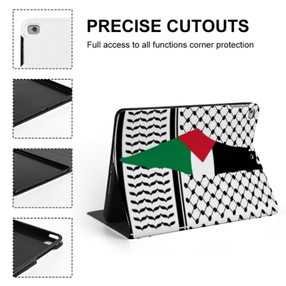 Palestinian Kuffiyeh Map Flag IPAD Protective Case without Pen Slot