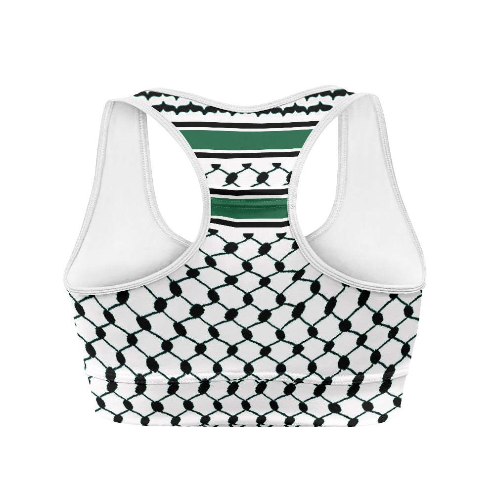 Palestinian Kuffiyeh print Sports Vest