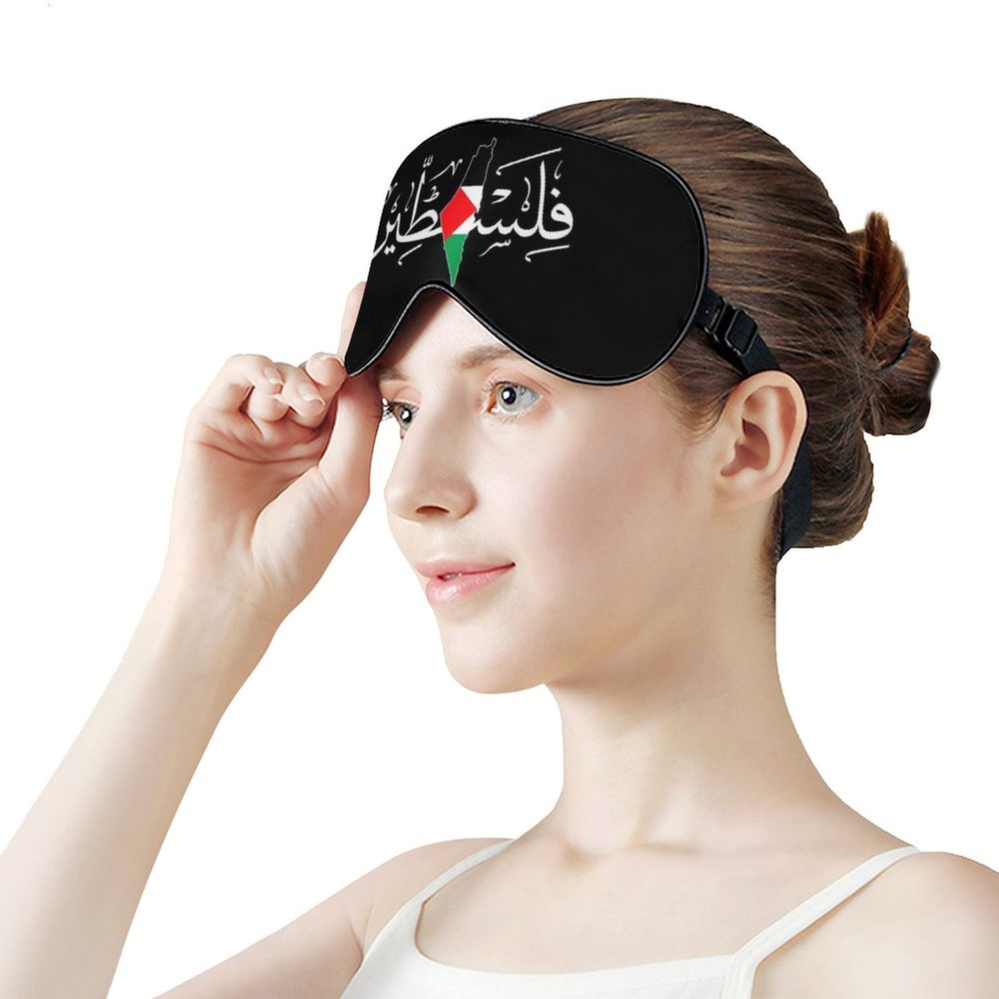 Palestine in Arabic Sleep Mask