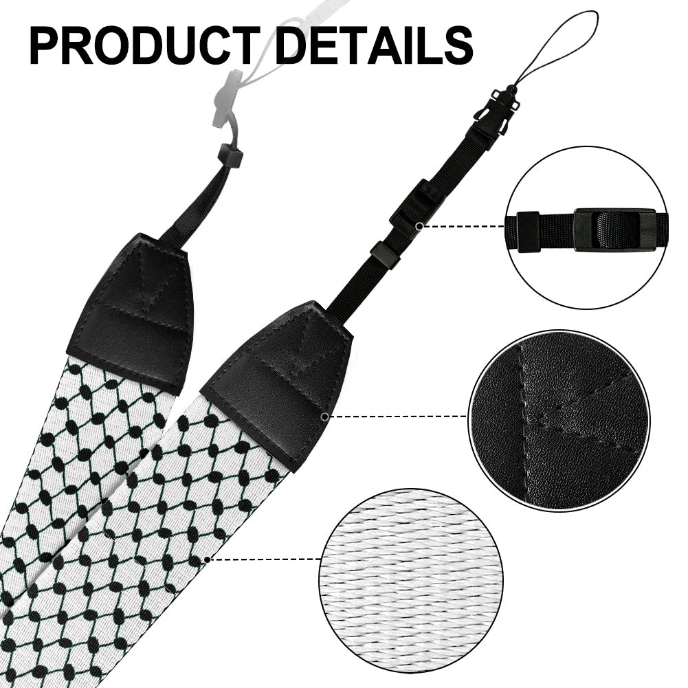 Palestinian Kuffiyeh Camera Strap