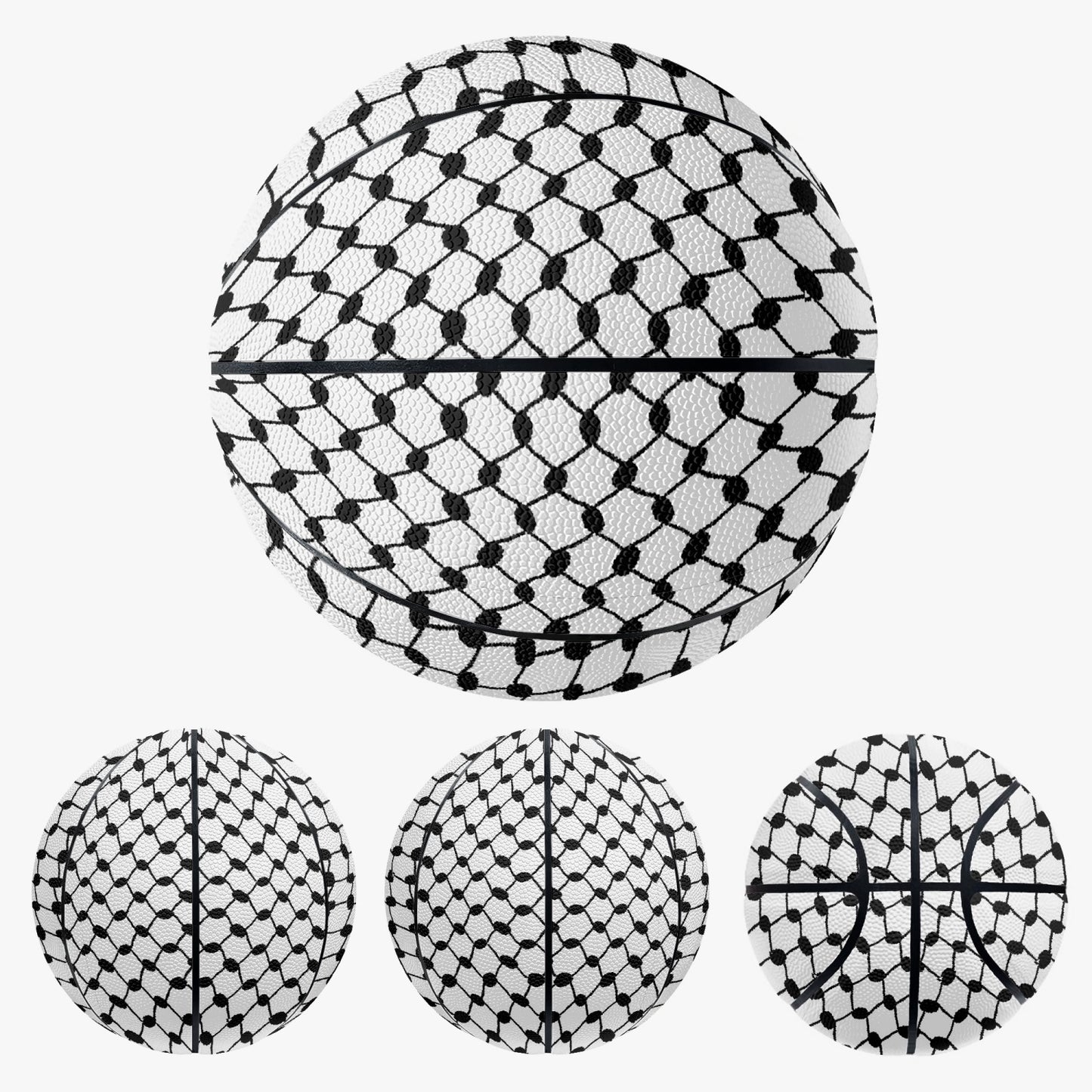 Palestinian Kuffiyeh Basketball - Eight Panel Printed