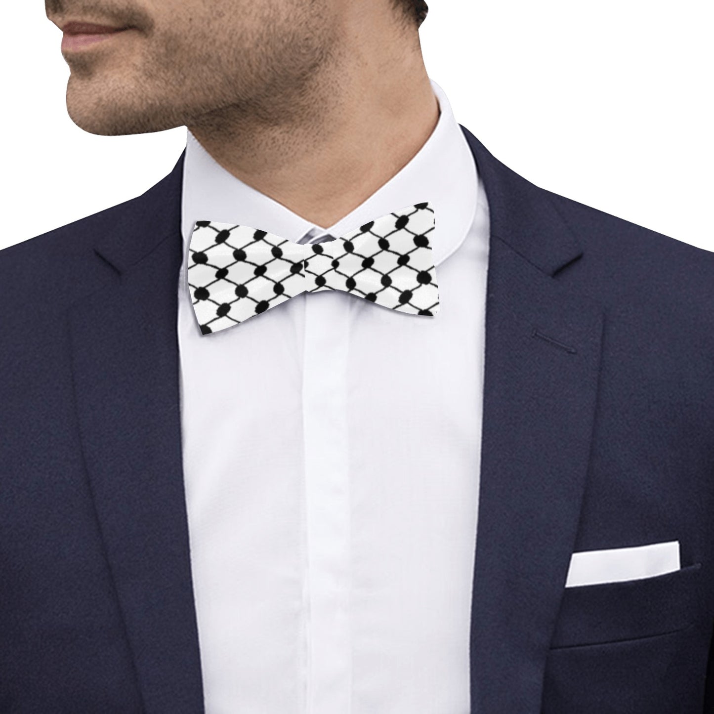 Palestinian Kuffiyeh bow Custom Bowtie -