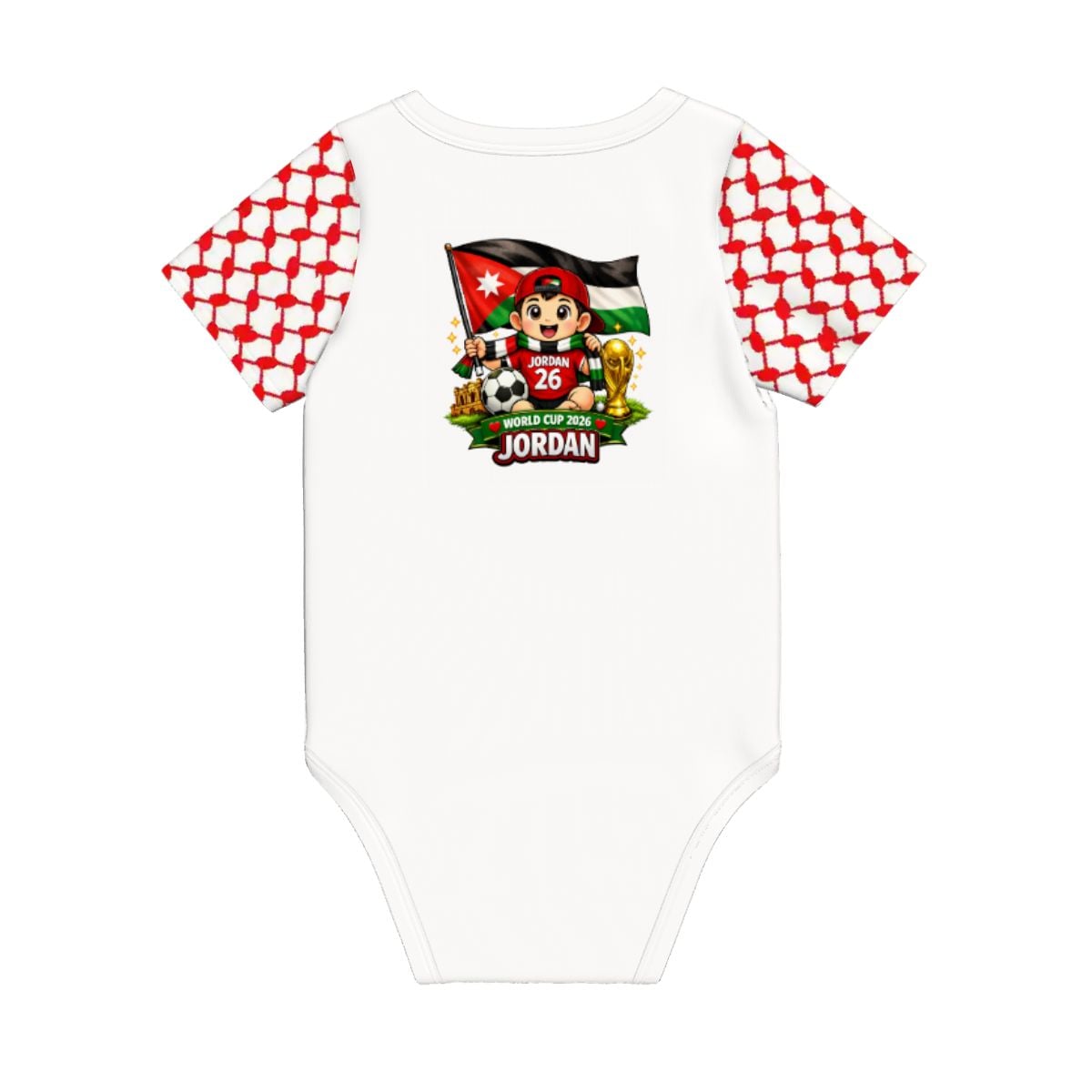 Jordan World Cup 2026 Baby Cotton Short Sleeve Onesies