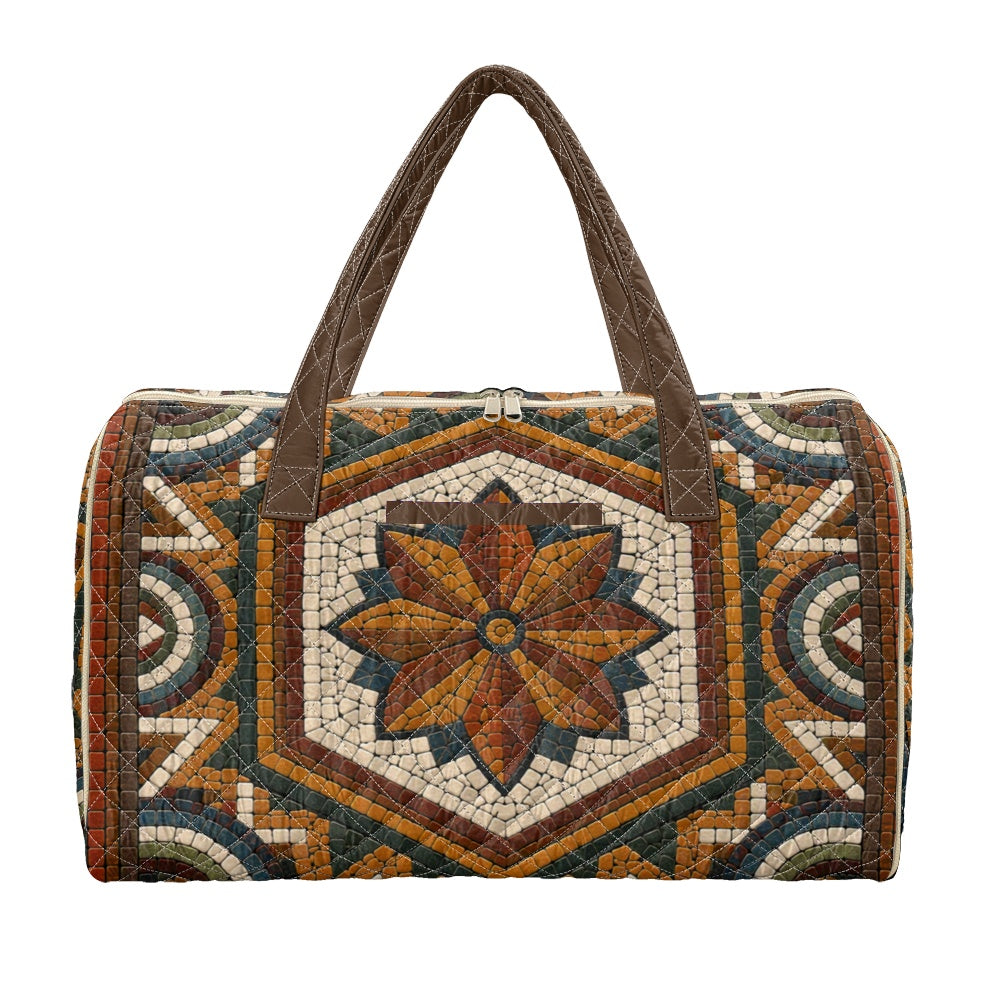 Jordanian Mosaic Quilted Luggage Bag