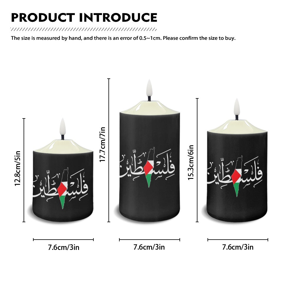 Palestinian Bullet candles (set of 3), Henna, Wedding, Home Decor