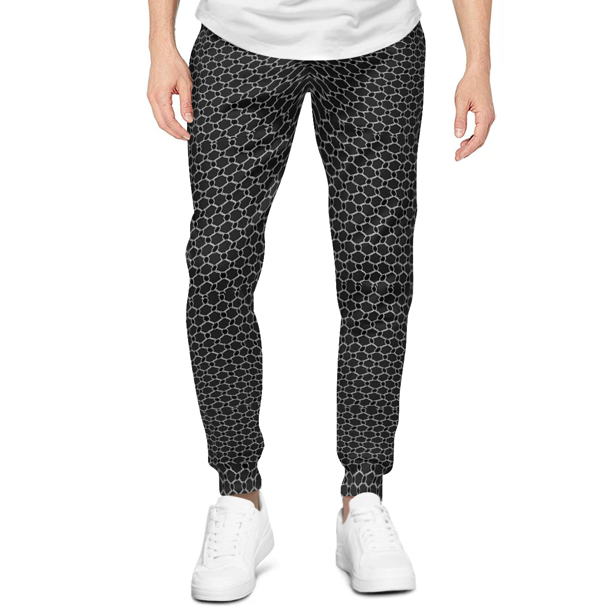 inverted keffiyeh pants