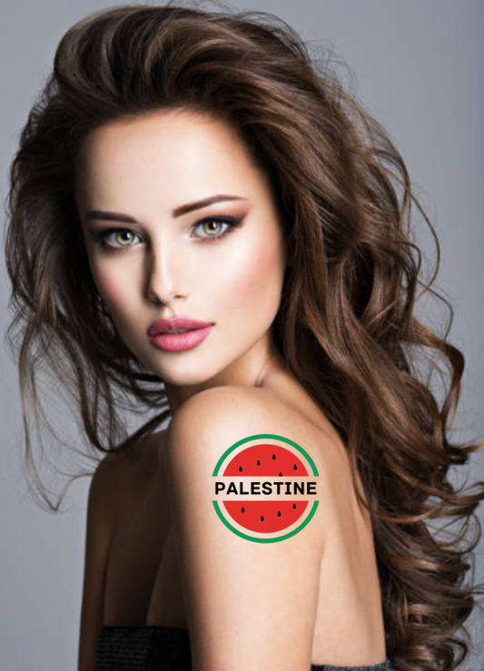 Palestinian Temporary Tattoos, Palestinian Flag, Handala, Watermelon