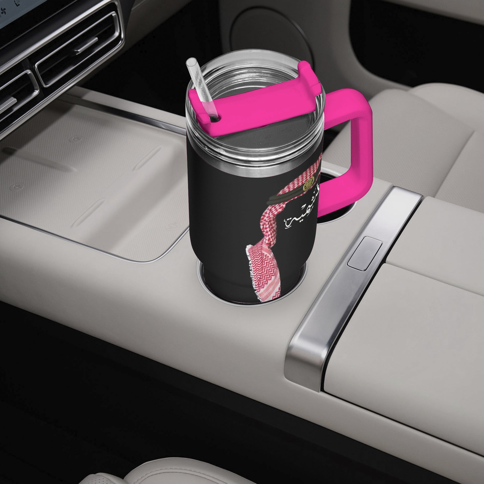 woman jordanian jordan tumbler mug pink 2 