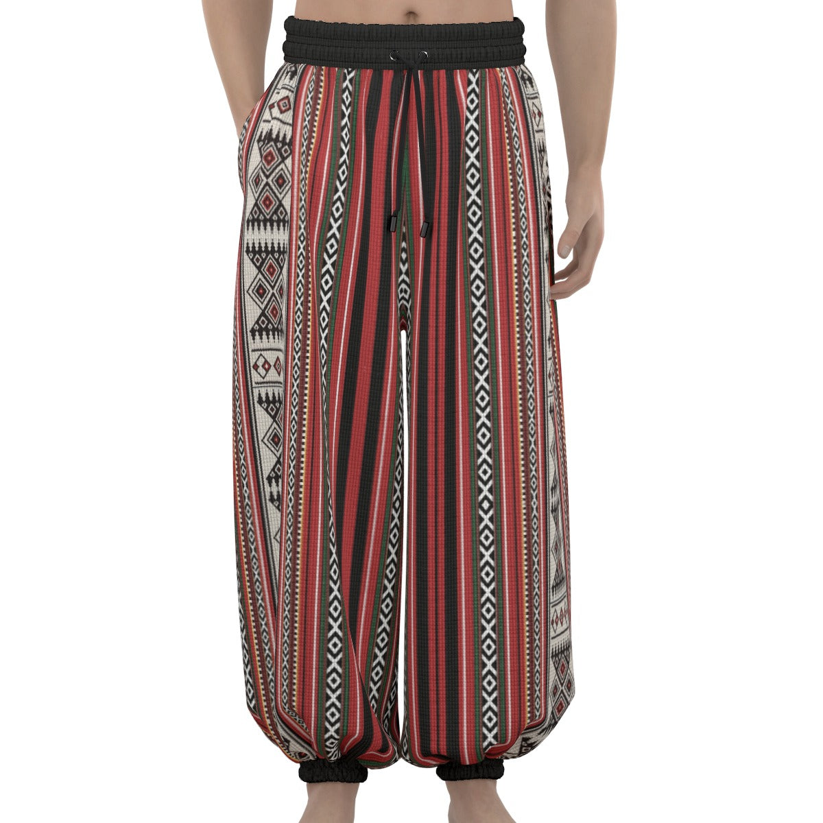 Bedouin Print Unisex Lantern Dabkeh Pants