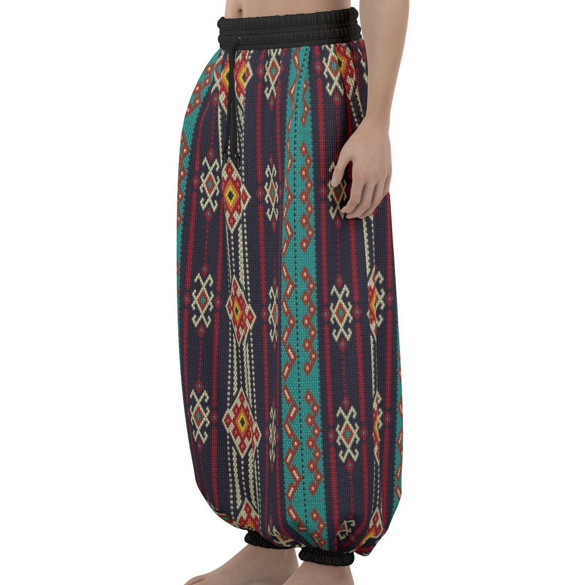 Bedouin Arabian Print Unisex Lantern Dabkeh Pants