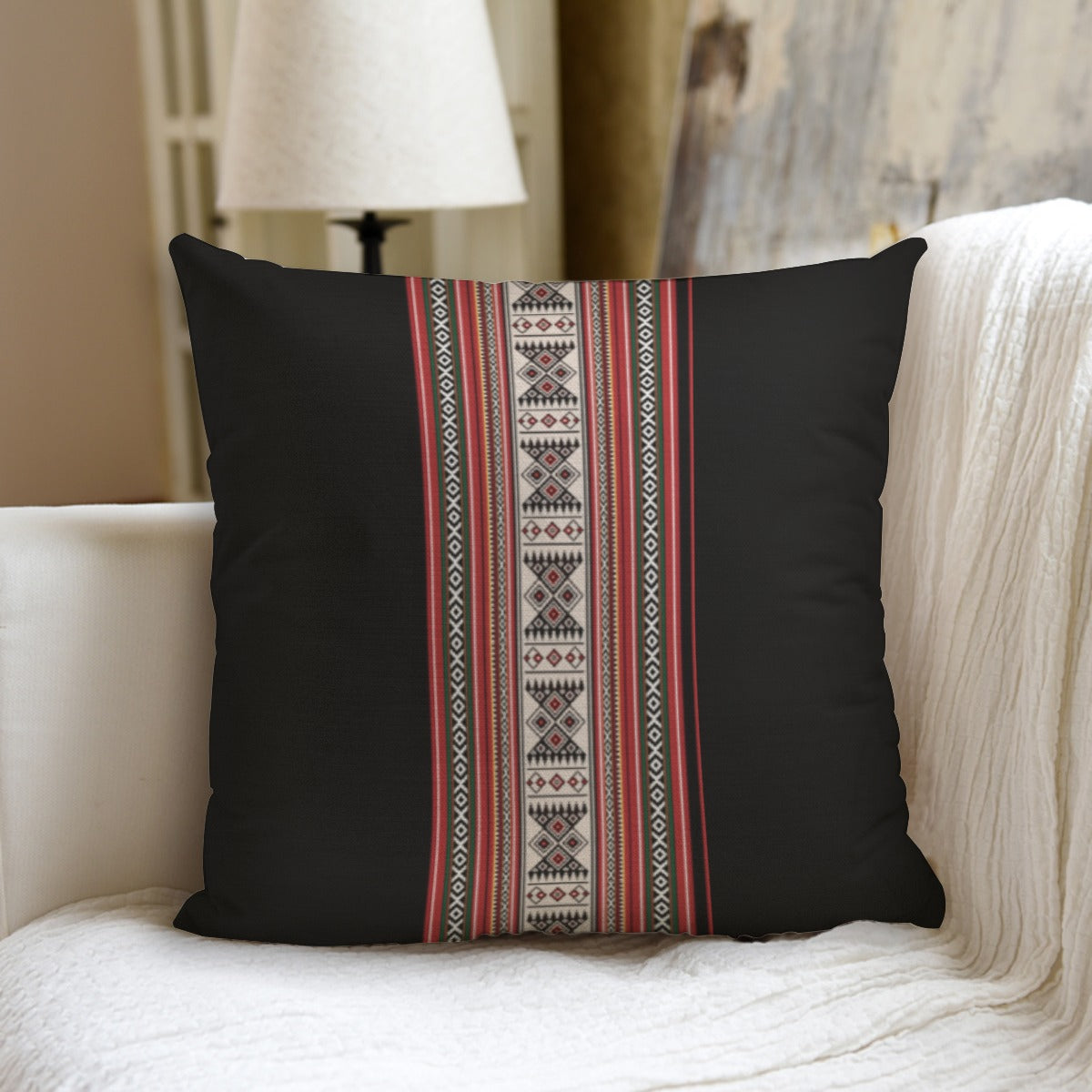 Arabian Ethnic Print couch cushion pillow with pillow Inserts, Home Decor, Henna Party