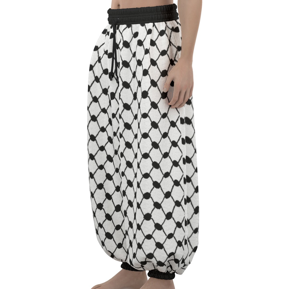 Palestinian Kuffiyeh Print Unisex Lantern Pants