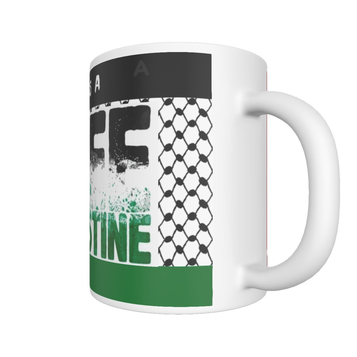 Personalized Free Palestine Mug with a Palestine Flag, Mug Gift