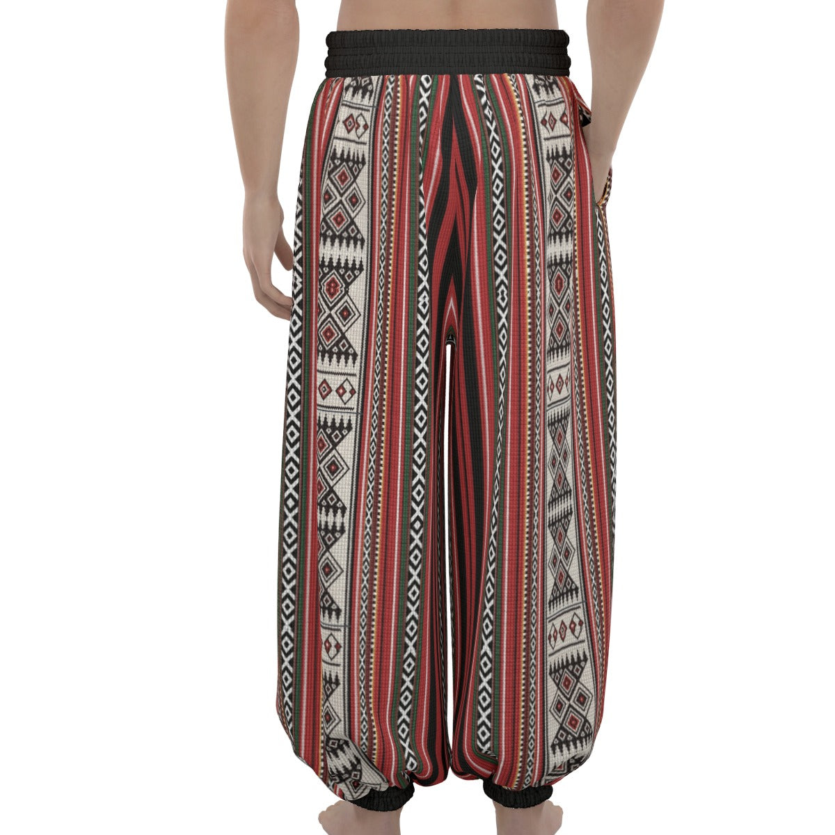 Bedouin Print Unisex Lantern Dabkeh Pants