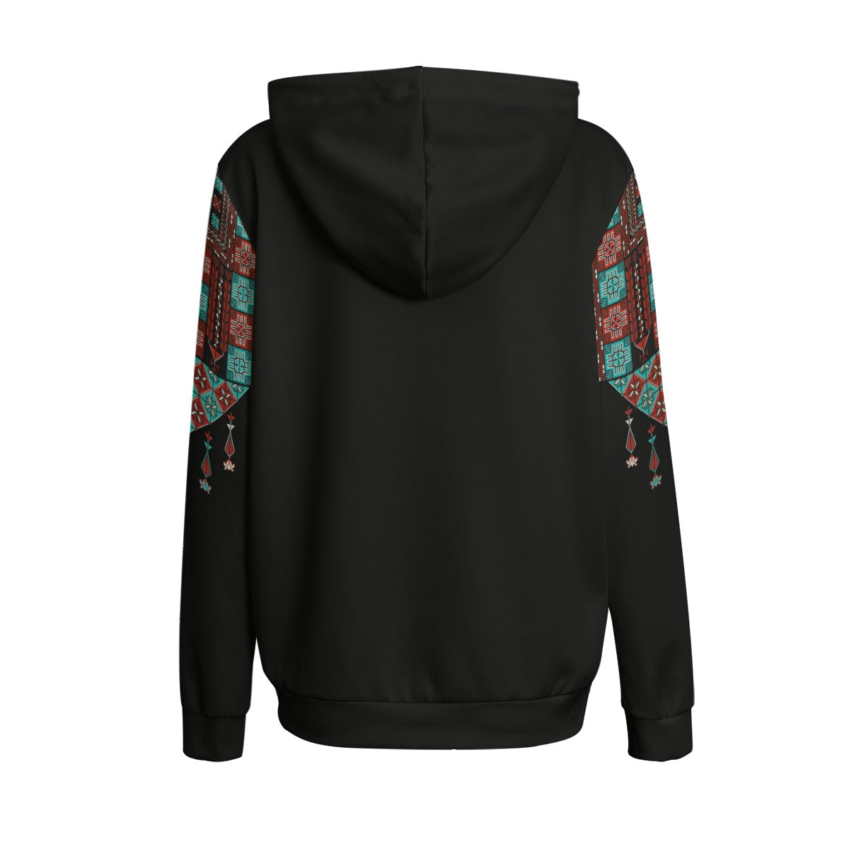 Palestinian Realistic Print Pattern Women's Hoodie