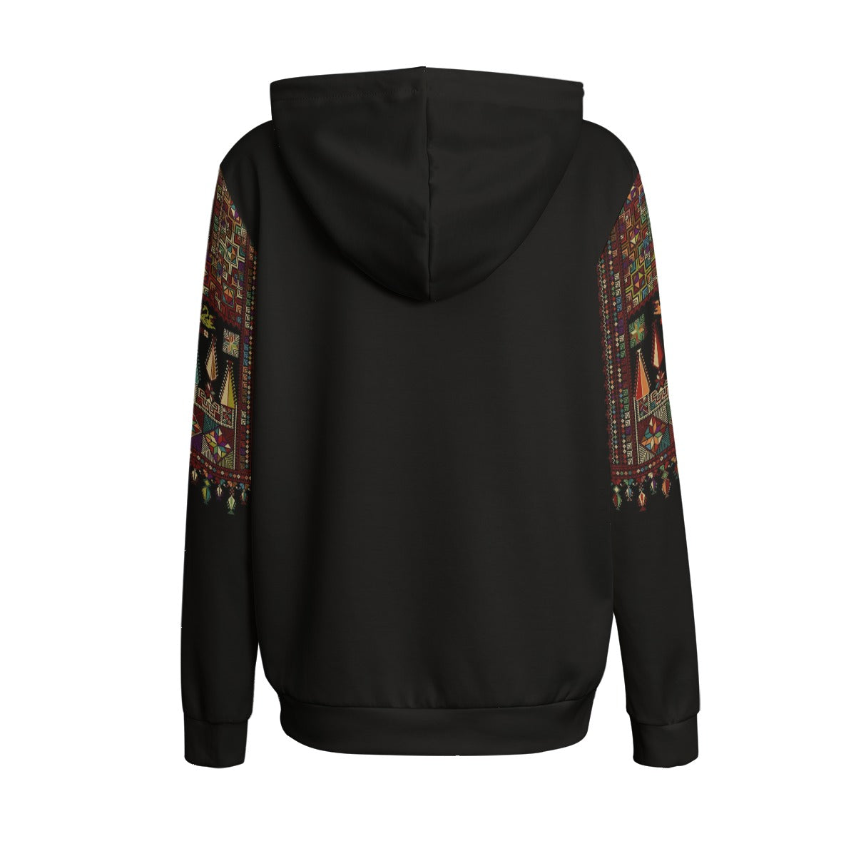 Palestinian Realistic Tatreez Print Pattern Women's Hoodie