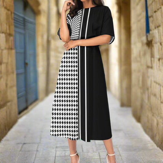 Palestinian kufiyeh dress, Kufiya dress, arabian dress, palestinian dress, palestinian thoub, palestinian kufiyeh, Palestinian clothing, Palestinian thoub, middle eastern dress, boho dress, ethnic dress