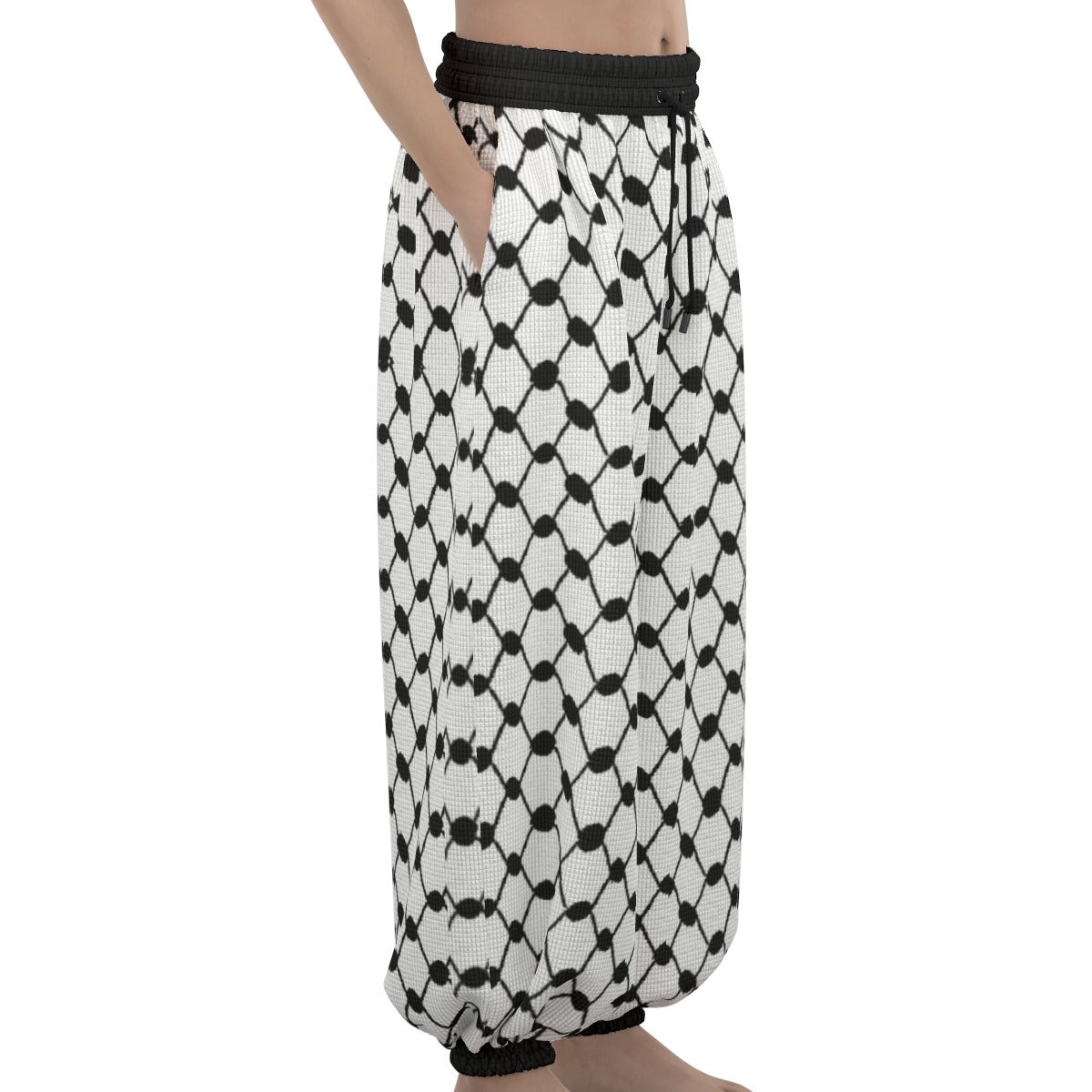 Palestinian Kuffiyeh Print Unisex Lantern Pants