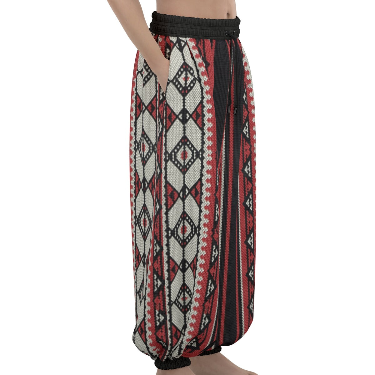 Bedouin Arabian Print Unisex Lantern Dabkeh Pants