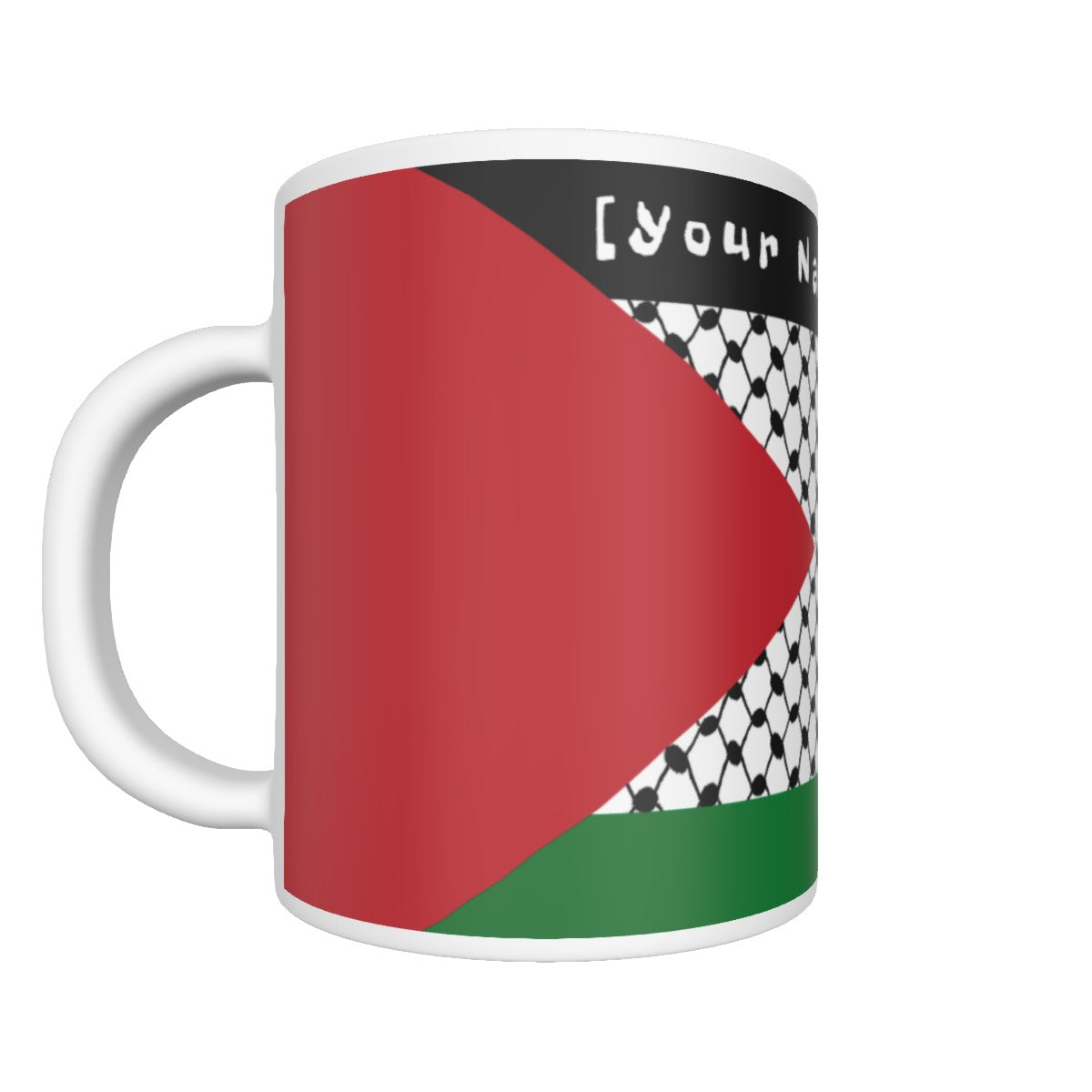 Personalized Free Palestine Mug with a Palestine Flag, Mug Gift