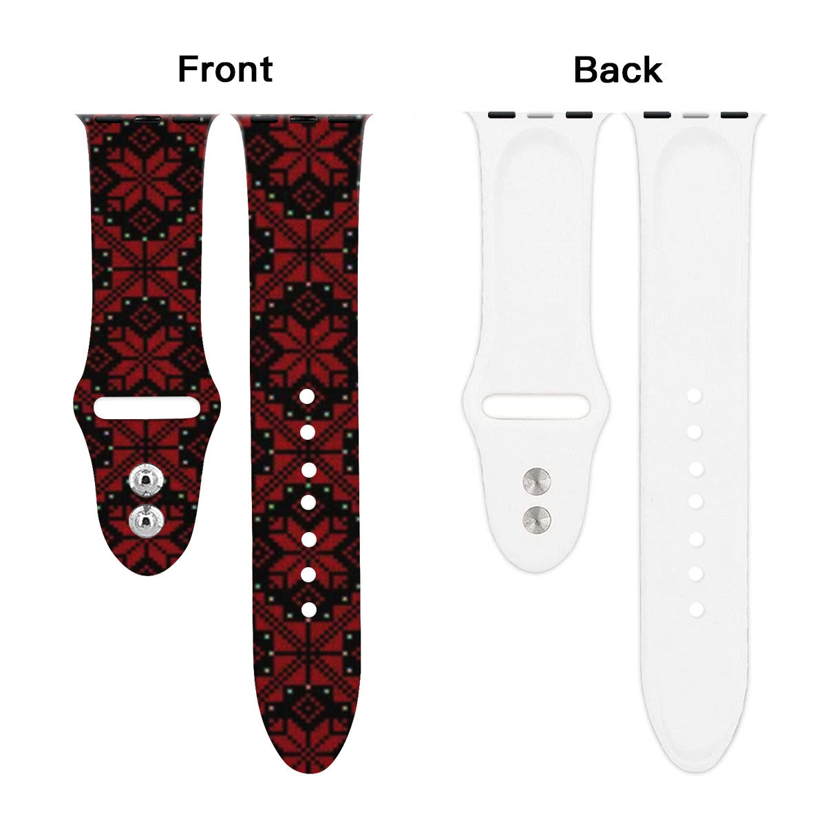 Watch Band for Apple Watch,  Palestinian Tatreez print