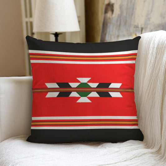 A Arabian Bedouin Jordanian Cushion for Home Decor placed on a sofa in the living room