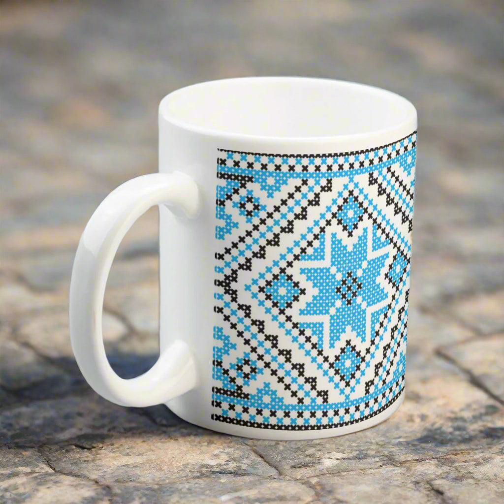 Palestinian Tatreez Print Mug