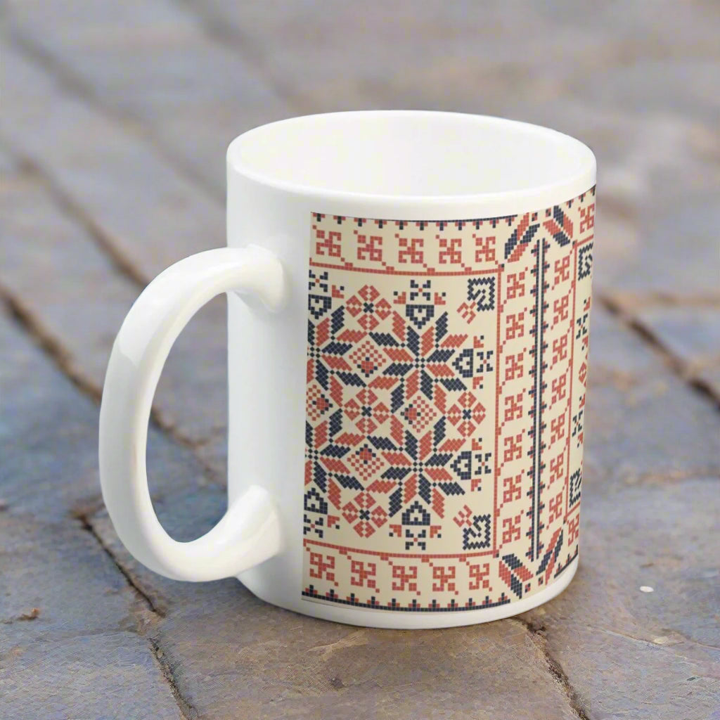 Palestinian Tatreez Print Mug